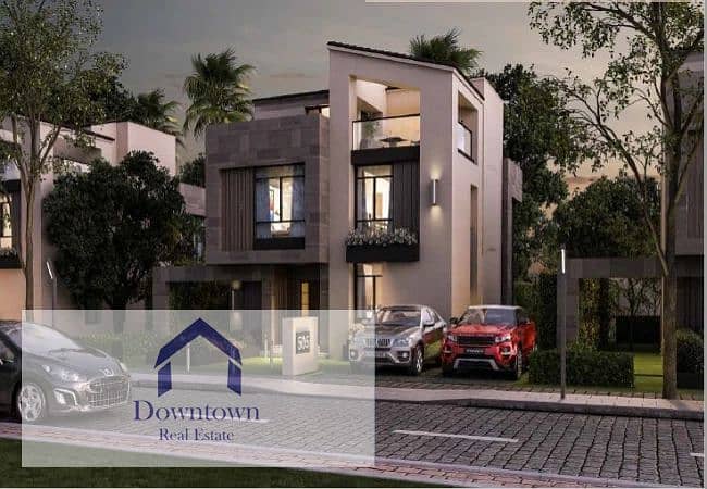 Sheikh Zayed, Keeva Compound, twin villa, land area 400 meters, building area 265, first and second floors and roof, 5 bedrooms, 5 bathrooms. - Ansicht 5