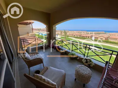 Fully Furnished Chalet in La Vista Bay East North Coast with Sea and Pool View ! Ready to Move Prime Location