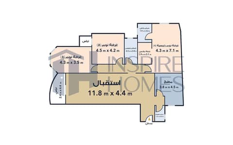 3 Bedroom Flat for Sale in Smoha, Alexandria - 04826 وتر مارك (1). jpg