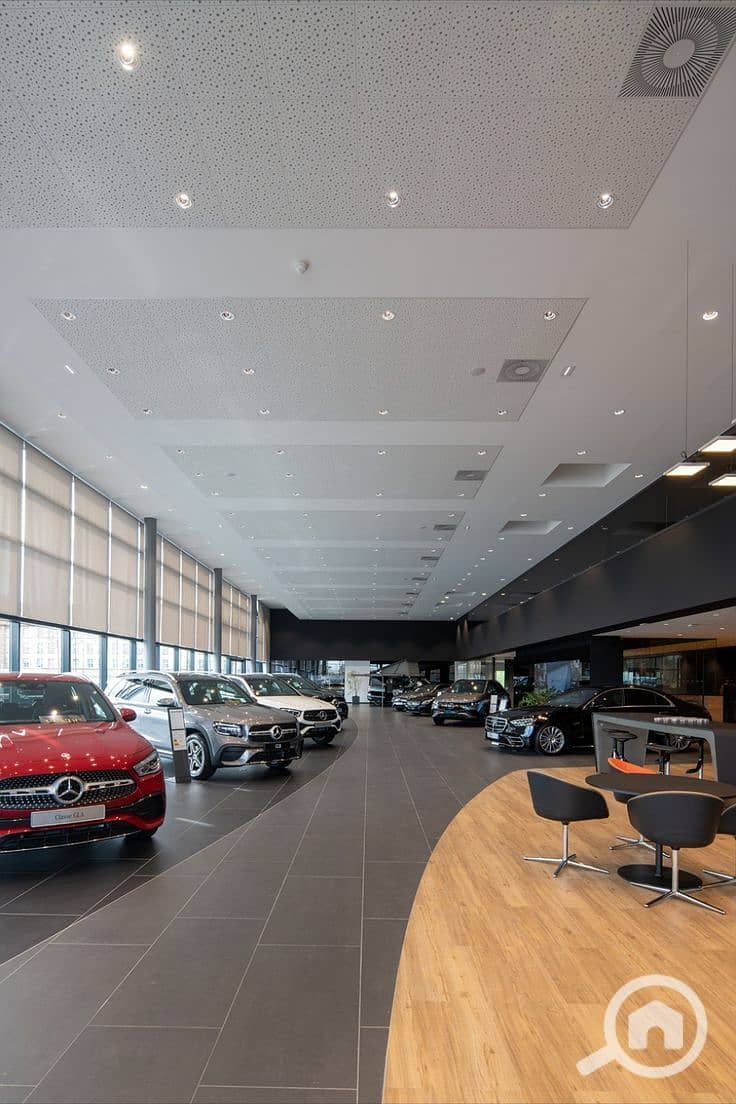 6 Acoustic gypsum ceilings in Mercedes-Benz showroom. jpg
