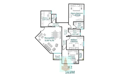 3 Bedroom Apartment for Sale in Smoha, Alexandria - 4_20251224_160643_٠٠٠٣. png