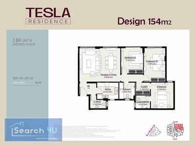 3 Bedroom Apartment for Sale in 6th of October, Giza - 154 T. jpg 3 Bedroom Apartment for Sale in 6th of October, Giza - 154 T. jpg