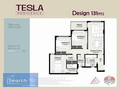 شقة 3 غرف نوم للبيع في 6 أكتوبر، الجيزة - 131 T. jpg
