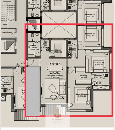 فلیٹ 3 غرف نوم للبيع في الشيخ زايد، الجيزة - Screenshot_٢٠٢٥١٢١٨-١١٥٧٢٠~2. png