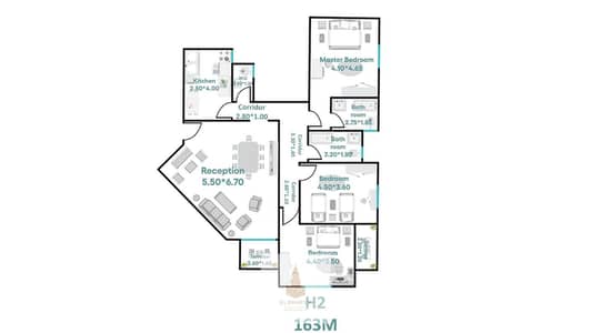 3 Bedroom Apartment for Sale in Smoha, Alexandria - 4_20251224_160643_٠٠٠٣. png