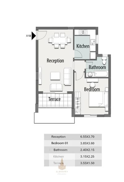 شقة 1 غرفة نوم للبيع في مدينة المستقبل، القاهرة - IMG-20251228-WA0030. jpg