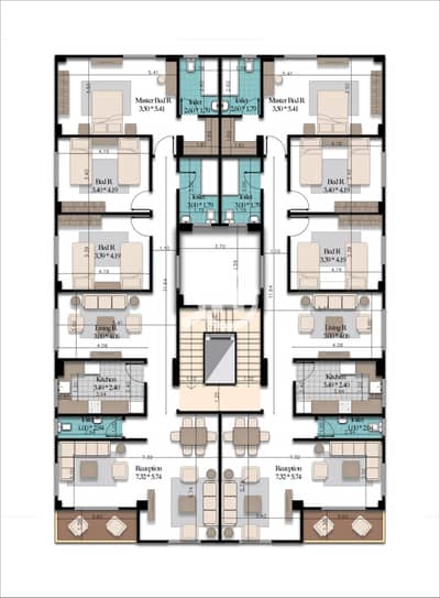 4 Bedroom Flat for Sale in New Cairo, Cairo - 1dfdc8e9-86bf-490d-a0c4-ab792da5d0b2 - Copy. jpg