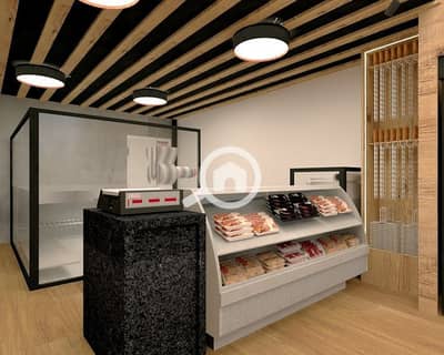 محلات تجارية  للبيع في الشيخ زايد، الجيزة - Aproveitamento de espaço ~~ (check!) ☑️ • no espaço em baixo da escada, criamos uma adega para exposição e venda dos vinhos; • ao centro do ambiente, criamos um bistrô, para quem quiser sentar desfrutar dos prod. jpeg