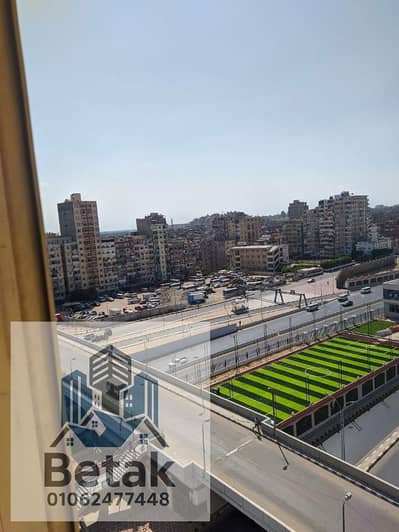 شقة 2 غرفة نوم للايجار في سموحة، الإسكندرية - شقة للايجار مفروش 100م محور المحمودية مباشر فيو مفتوح قريبة ل سموحة