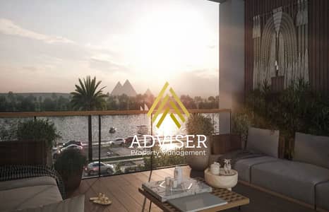 شقة فندقية 1 غرفة نوم للبيع في المعادي، القاهرة - nile view شقق علي النيل  (10). jpg