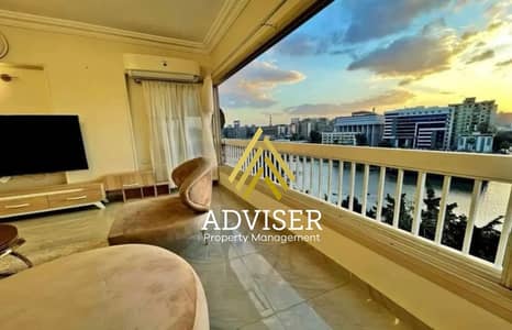 شقة فندقية 1 غرفة نوم للبيع في المعادي، القاهرة - شقق فندقية للبيع شقق مفروشة علي النيل في المعادي  (4). jpg