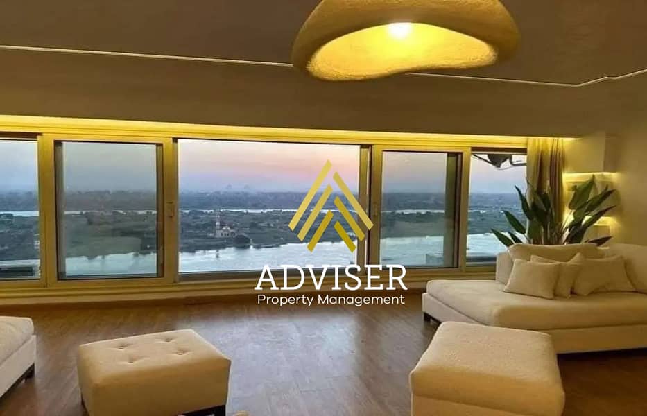 2 شقق فندقية للبيع شقق مفروشة علي النيل في المعادي  (2). jpg