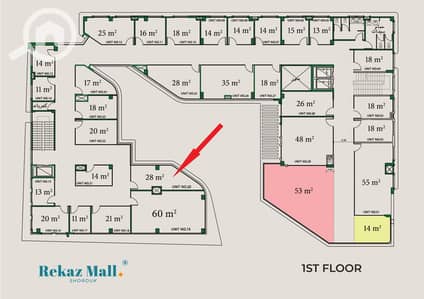 Retail for Sale in Shorouk City, Cairo - محل رقم 20 - مساحة 28م. jpg