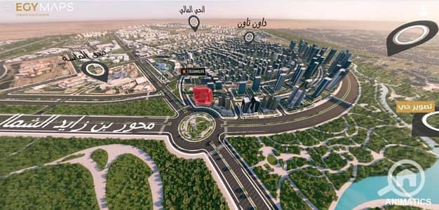 Office for Sale in New Capital City, Cairo - مكتب ١٠٠ متر مميز في ابراج ارقى اي بيزنس بارك I business tower