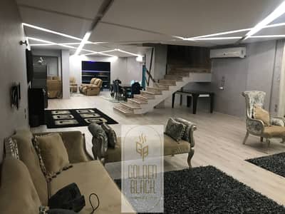 5 Bedroom Townhouse for Rent in 6th of October, Giza - Trio Villa 5 bedrooms garden with waterfalls for hotel rent in an october compound