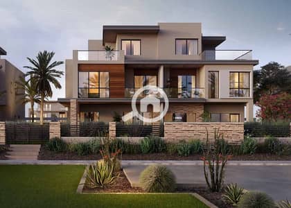 فیلا 4 غرف نوم للبيع في الشيخ زايد، الجيزة - TwinHouse-For-Sale-in-the-Estates. jpg