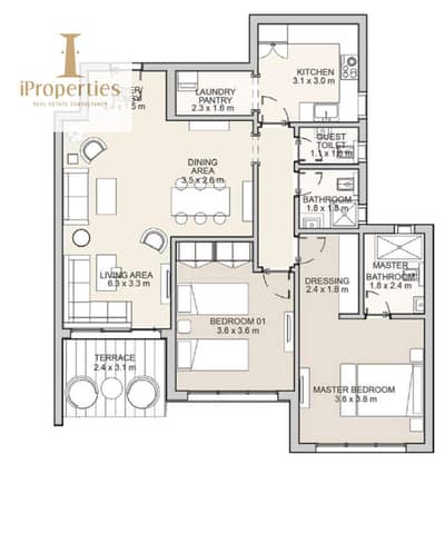 2 Bedroom Apartment for Sale in New Cairo, Cairo - ea0dc696-486a-4063-92dd-81704cbc26db. jpeg