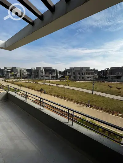 "Apartment with a private garden (55 sqm), immediate delivery, fully finished, 125 sqm, in October City, Northern Expansions area. "