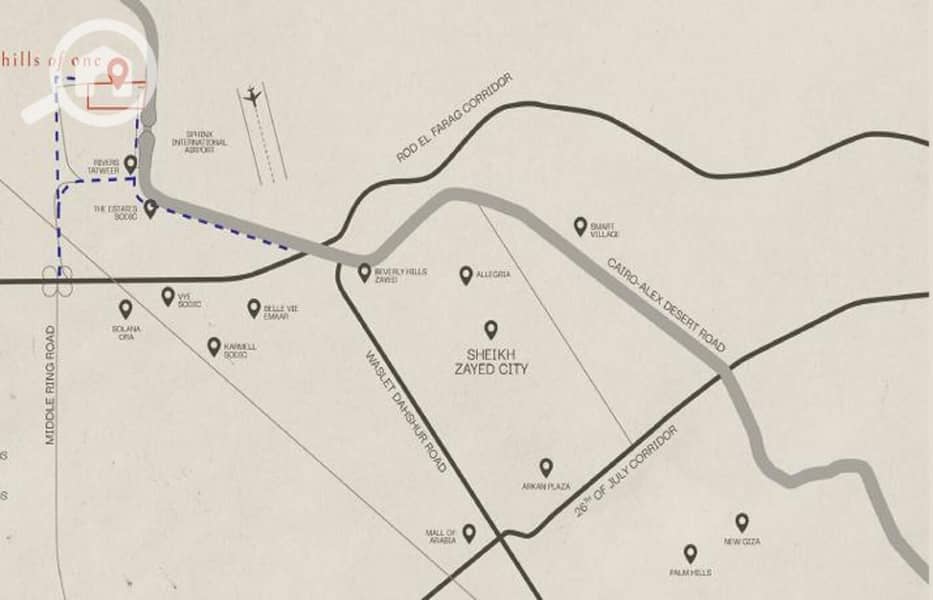 28 موقع-كمبوند-هيلز-اوف-وان-الشيخ-زايد. jpg