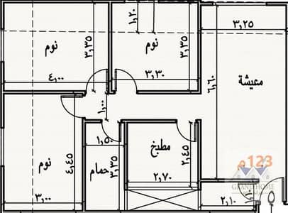 3 Bedroom Flat for Sale in Hadayek al-Ahram, Giza - 123م. jpg