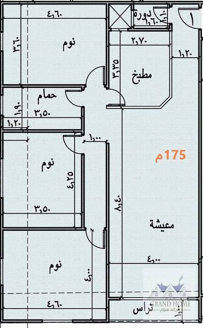 شقة 3 غرف نوم للبيع في حدائق الاهرام، الجيزة - 175م . jpg