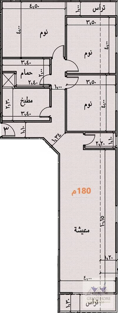 شقة 3 غرف نوم للبيع في حدائق الاهرام، الجيزة - 180م. jpg