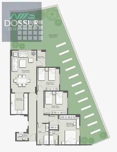 شقة 3 غرف نوم للبيع في القاهرة الجديدة، القاهرة - 151م. jpeg