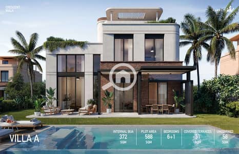 6 Bedroom Villa for Sale in New Cairo, Cairo - 2024-10-15 11_34_47-Crescent Walk. png