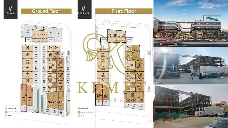 COMMERCIAL FOR SALE 329 SQM SHOWROOM FRONT OF AUC DIRECT DELIVERY 2026 NEW CAIRO