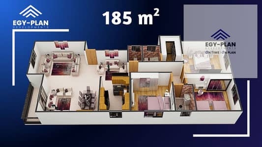 3 Bedroom Flat for Sale in Sheikh Zayed, Giza - 6. png