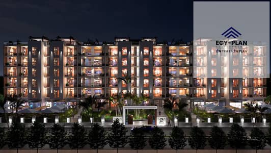 2 Bedroom Flat for Sale in Sheikh Zayed, Giza - Night_2 - Photo. jpg