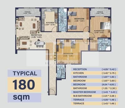 فلیٹ 3 غرف نوم للبيع في القاهرة الجديدة، القاهرة - WhatsApp Image 2026-01-20 at 11.49. 56 AM. jpeg