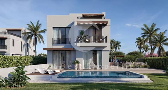 فیلا 3 غرف نوم للبيع في 6 أكتوبر، الجيزة - Copy of Copy of Side Villa 01 back. jpg