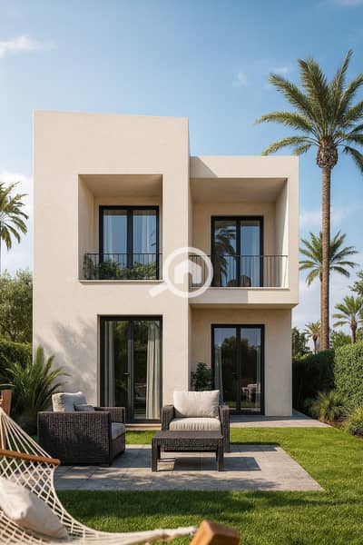 3 Bedroom Villa for Sale in New Cairo, Cairo - Modern Villa in Lush Garden. png
