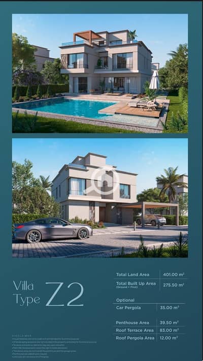 فیلا 5 غرف نوم للبيع في 6 أكتوبر، الجيزة - 1. jpeg