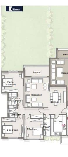 Apartment For In Palm Hills 6 October Fully Finished By Lowest Price In The Market - Widok 3