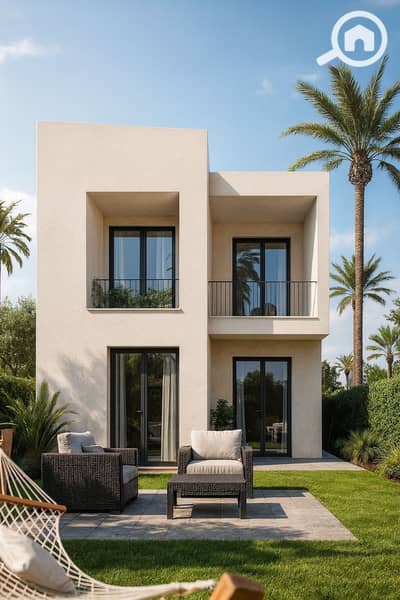 3 Bedroom Villa for Sale in New Cairo, Cairo - Modern Villa in Lush Garden. png