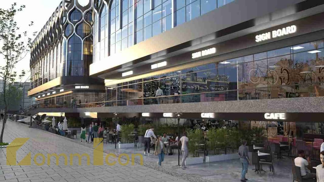 Your ground shop with a distinctive outdoor area in Valencia HUB next to Hyde Park and South 90 in Fifth Settlement. - Ansicht 5