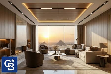 1 Bedroom Hotel Apartment for Sale in 6th of October, Giza - غرفة معيشة (3). png