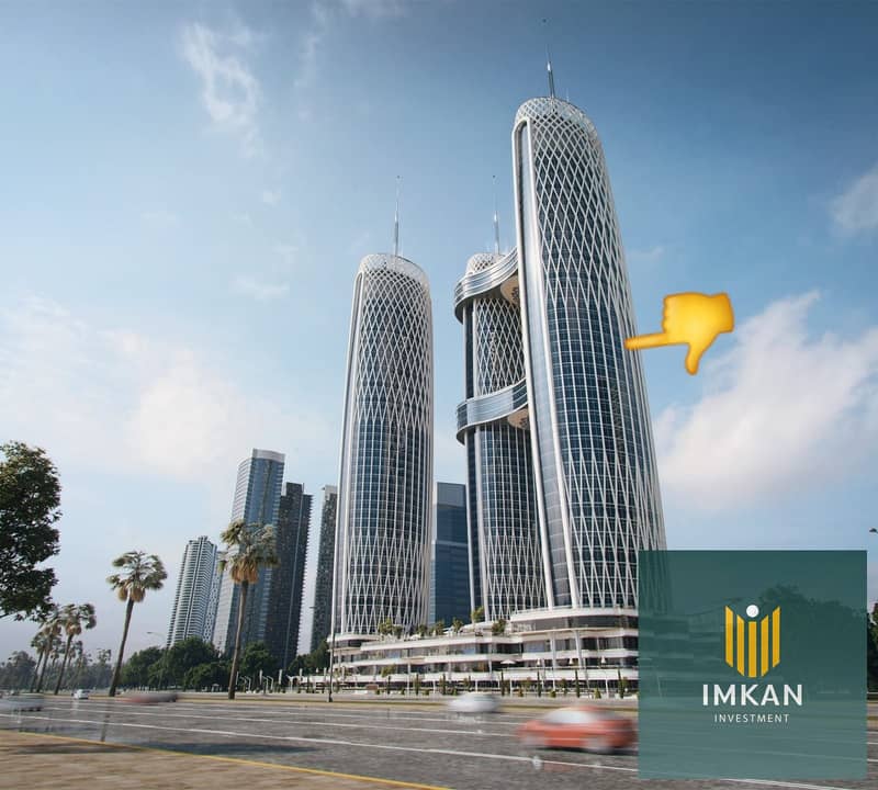 Office 50m on the 21st floor in Nile Business TOWER - New Administrative Capital - Nile Business Tower - Widok 4