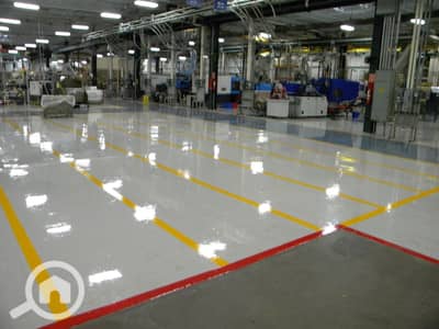 مصنع  للايجار في مدينة بدر، القاهرة - EPOXY Industrial Floors صور ارضيات ايبوكسي للمصانع  (26). jpg