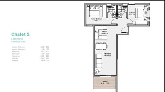 شاليه 2 غرفة نوم للبيع في الساحل الشمالي، مطروح - 260608a1-4678-468d-a209-eea12bf2270e. jfif. jpg