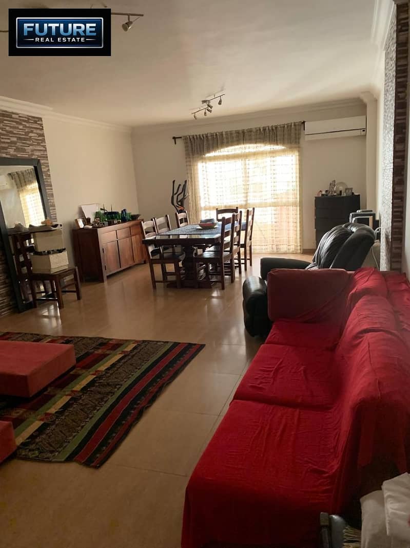 An apartment of 165 m in the Grand City compound in Zahraa Maadi, near the Ring Road and Carrefour Maadi. - Widok 2