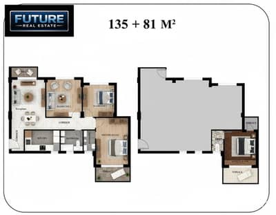 4 Bedroom Penthouse for Sale in Hadayek October, Giza - WhatsApp Image 2025-12-12 at 08.20. 01_f28c4a86. jpg 4 Bedroom Penthouse for Sale in Hadayek October, Giza - WhatsApp Image 2025-12-12 at 08.20. 01_f28c4a86. jpg