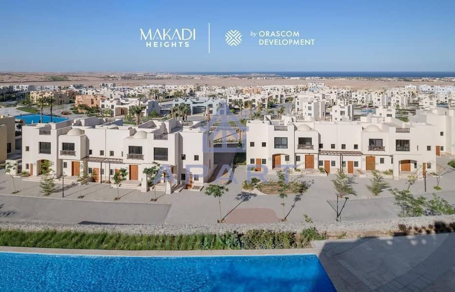 0% Downpayment Sea View Fully Finished Ready To Move Prime Location 2 Bedroom chalet For Sale in red sea - makadi - Ansicht 6