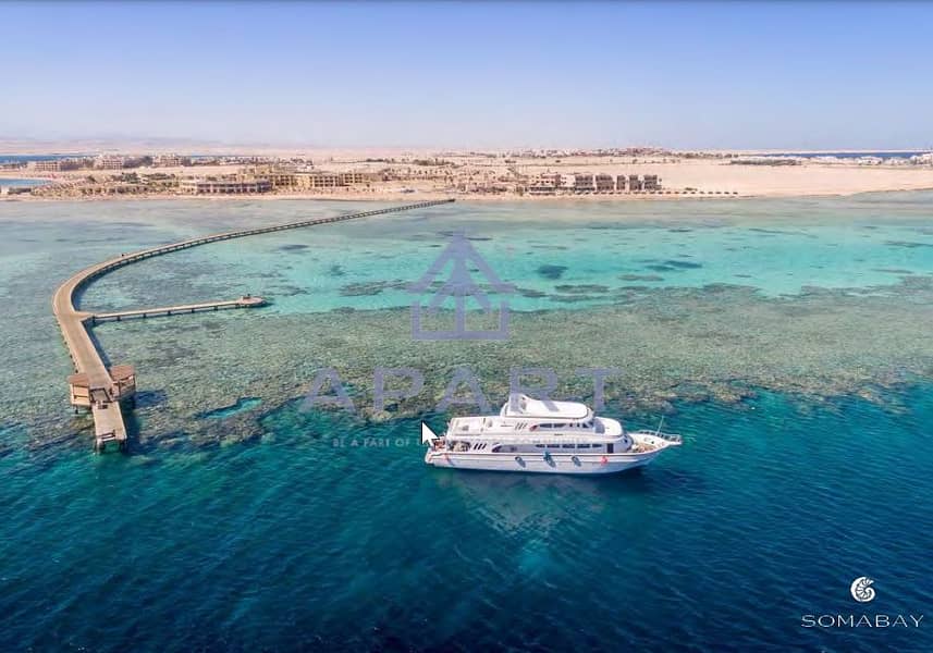 First Row Seaview - Panoramic View - Lagoon View - 2 Bedrooms Chalet Over 8 Years For Sale In Somabay - Widok 5