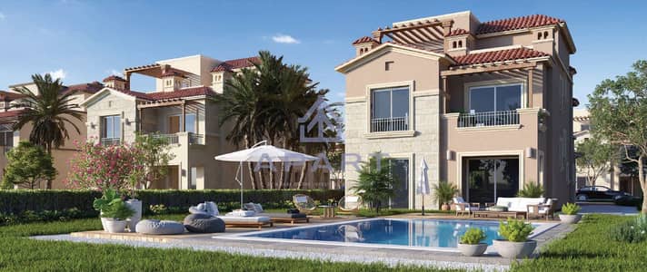 توين هاوس 3 غرف نوم للبيع في العاصمة الإدارية الجديدة، القاهرة - villa_420_2. png