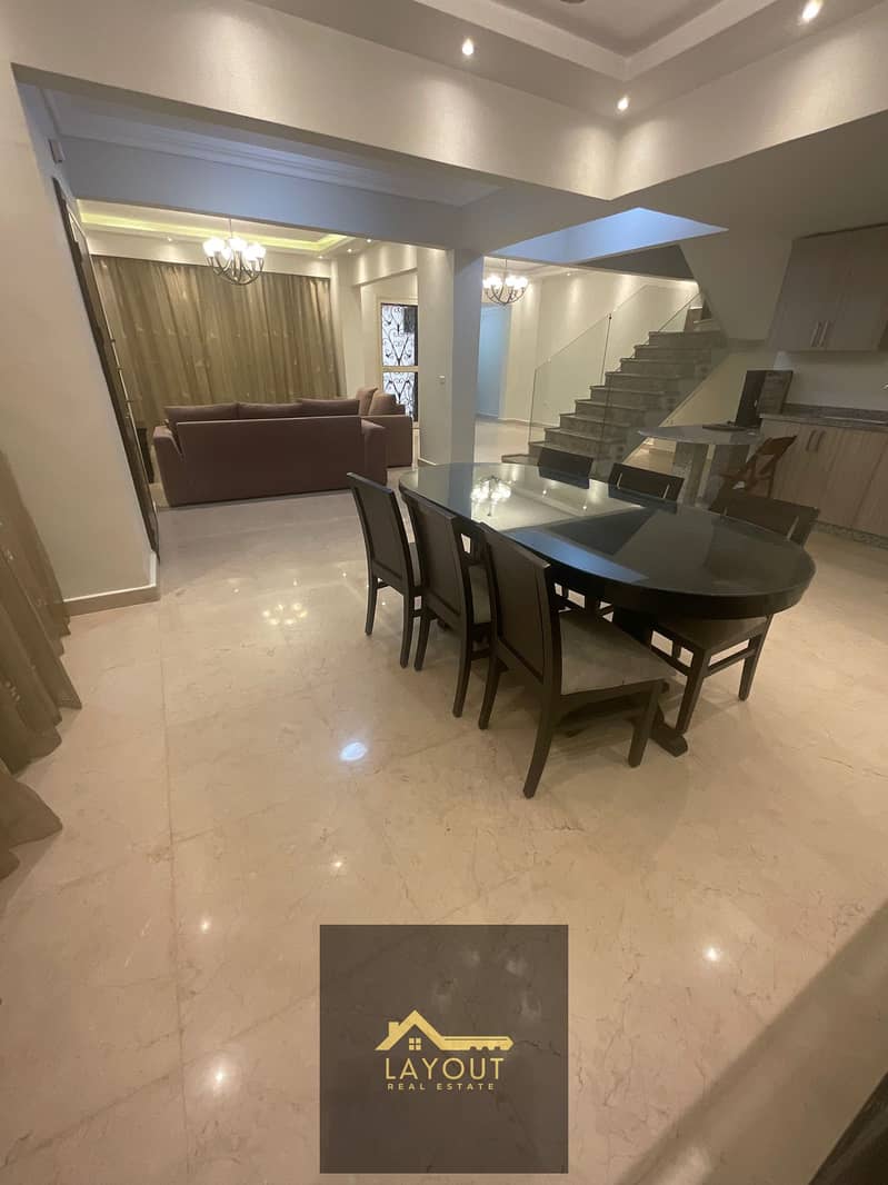 Duplex for Sale in Banafseg 3 – New Cairo (5th Settlement) | Ground + Basement – Legal Reconciliation (Model 8) – pohled 3