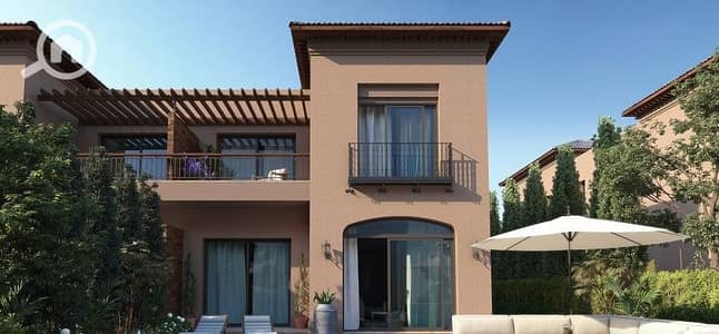 5 Bedroom Townhouse for Sale in Sheikh Zayed, Giza - Twinhouse-Back-03. jpg