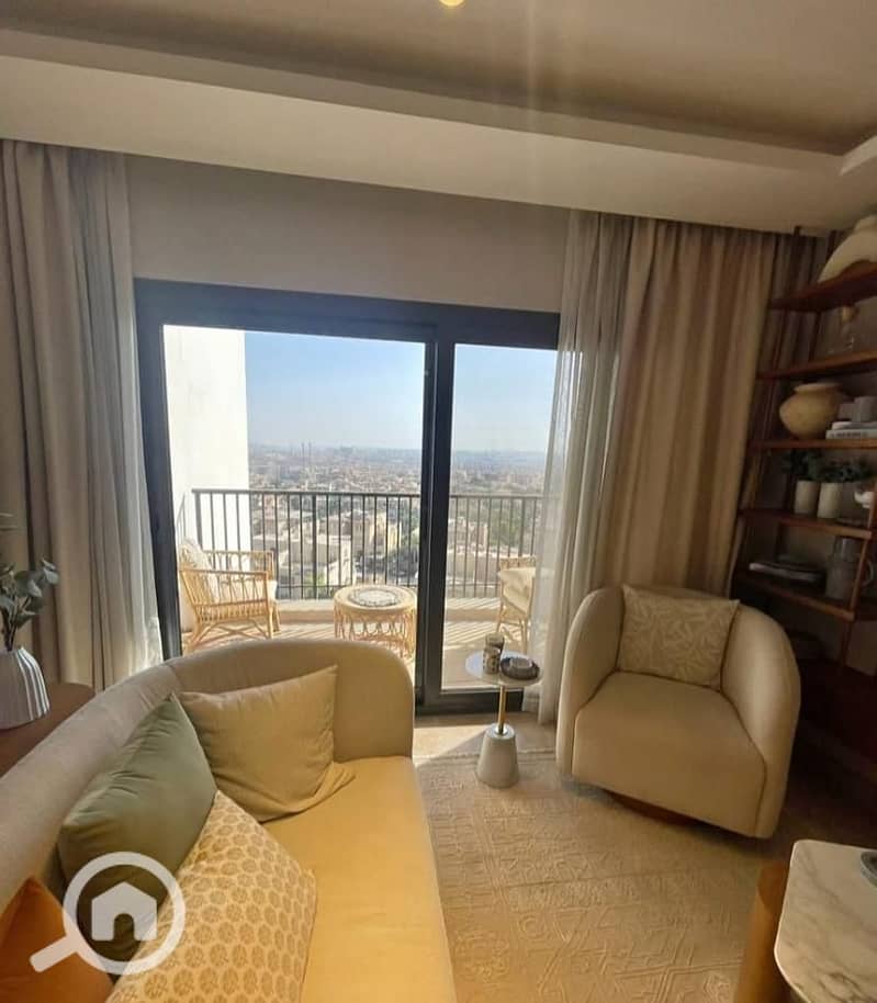 Apartment for sale with a landscape view in Zed West, in the heart of Sheikh Zayed. Fully finished with air conditioning, ready for viewing - Ansicht 5